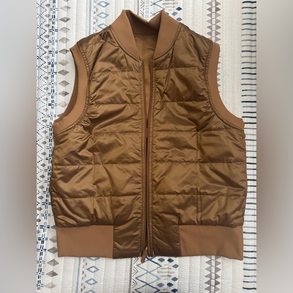 lululemon athletica Jackets & Blazers - Lululemon Non-Stop Bomber Vest in Bold Beige